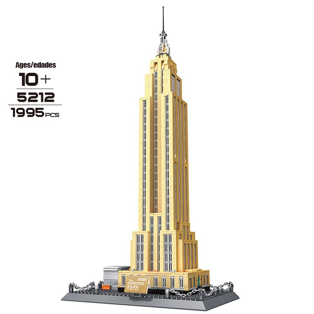 WANGE World Famous Architecture Building Blocks Empire State