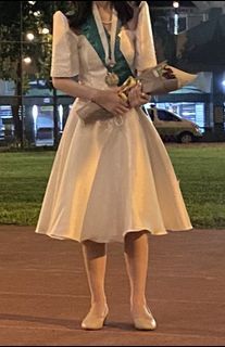 White Graduation Dress