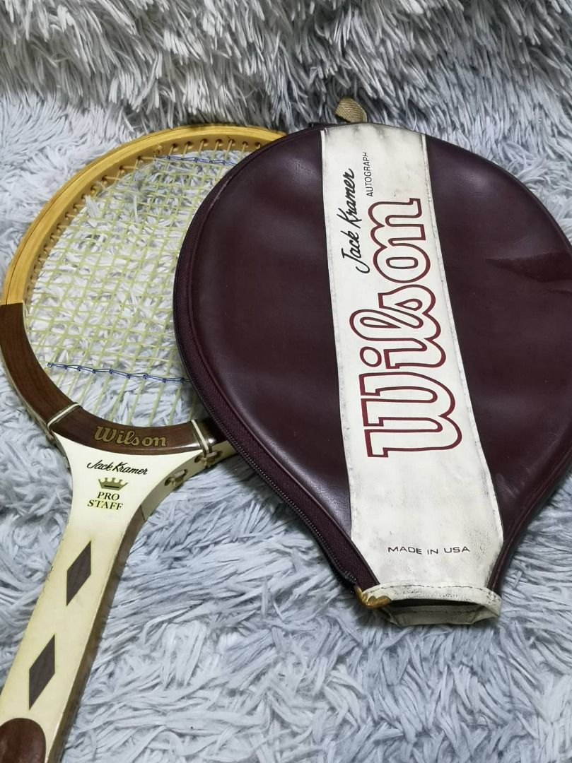 Wilson Jack Kramer Autograph Tennis Racket, Sports Equipment, Sports ...