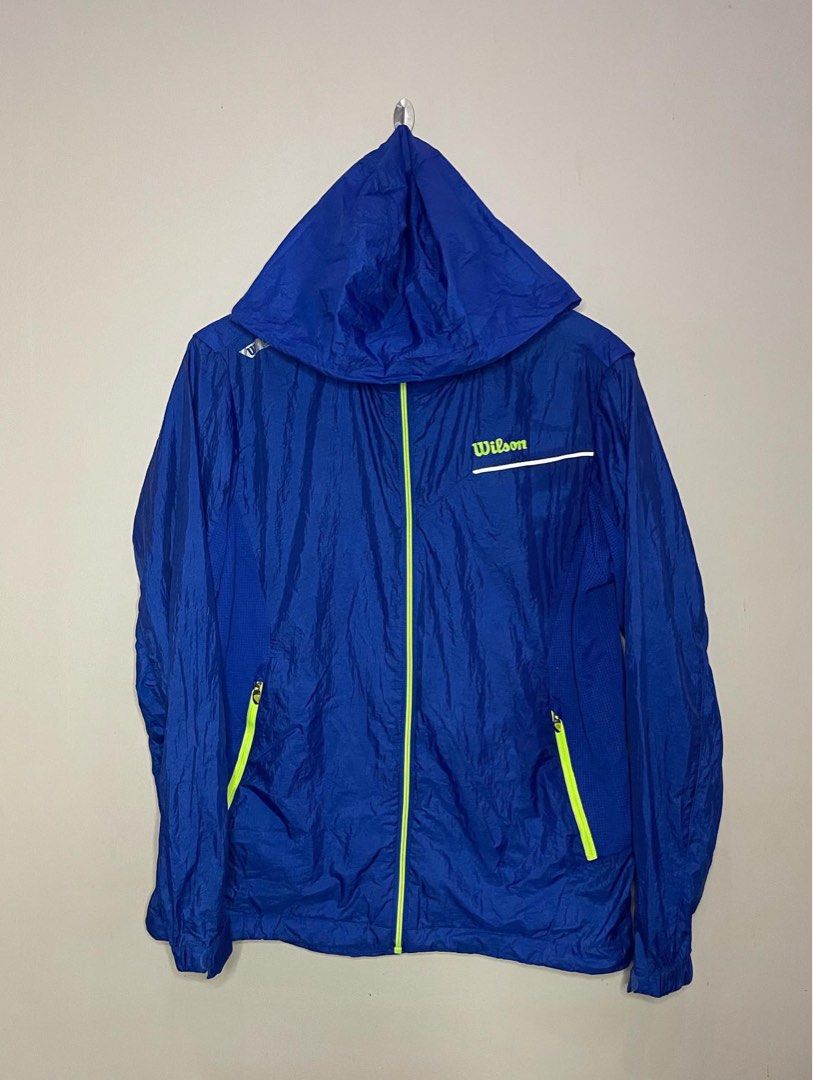 WILSON WINDBREAKER HOODIE Men s Fashion Coats Jackets and Outerwear on Carousell