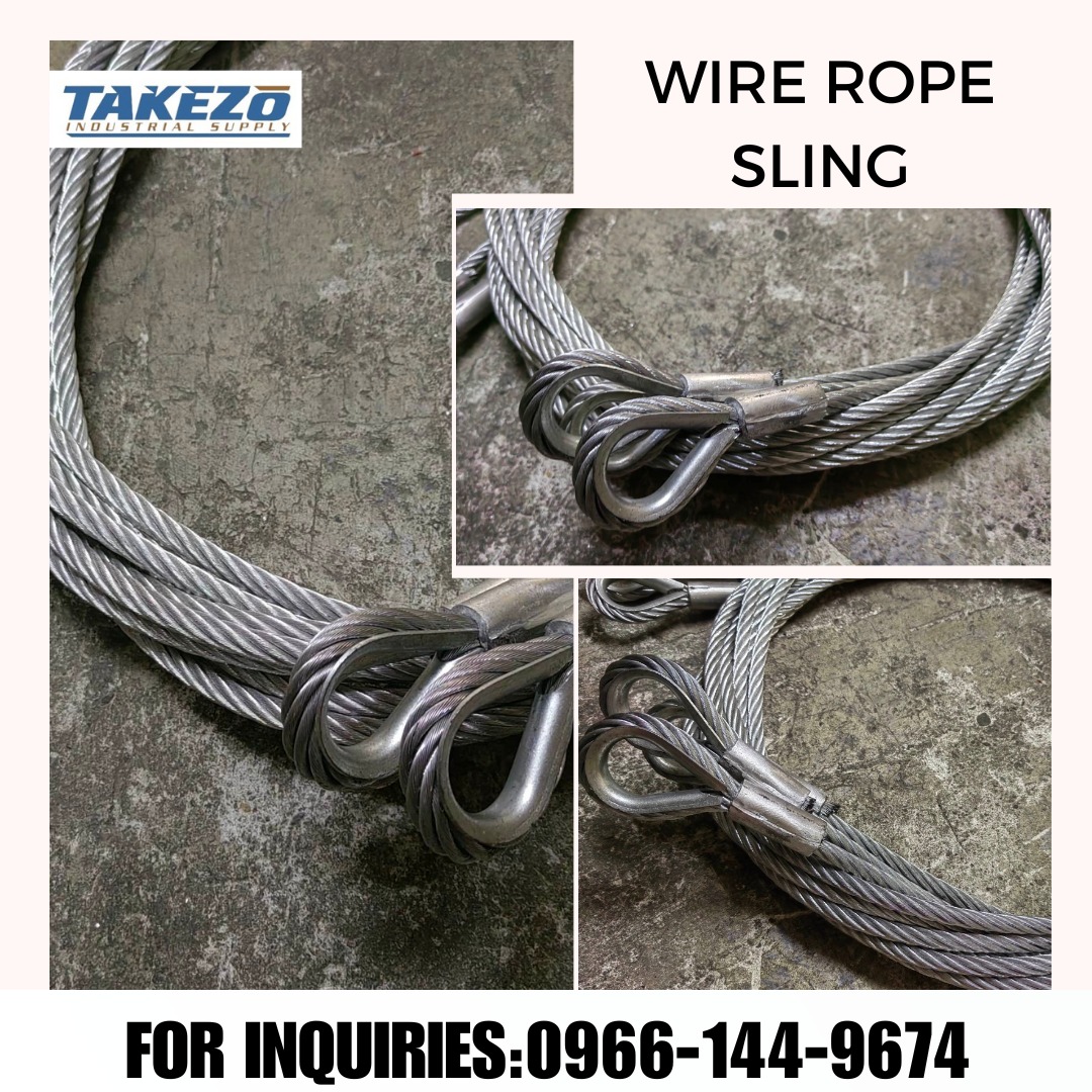 WIRE ROPE SLING, Commercial & Industrial, Industrial Equipment on Carousell