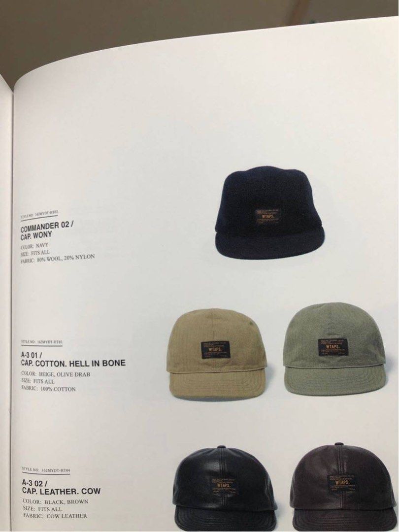 WTAPS 16AW A-3 01 / CAP. HELL IN BONE 金標軍帽 軍綠色