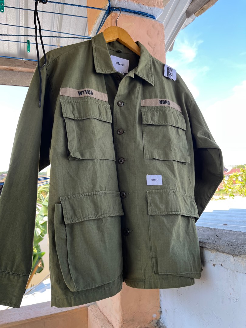 Sサイズ　neighborhood × wtaps jungle WTAPS WTAPS JUNGLE LS SHIRT X NEIGHBORHOOD | prgoodzstock