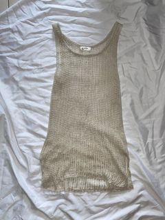 Y2K layering knitted breathable vest