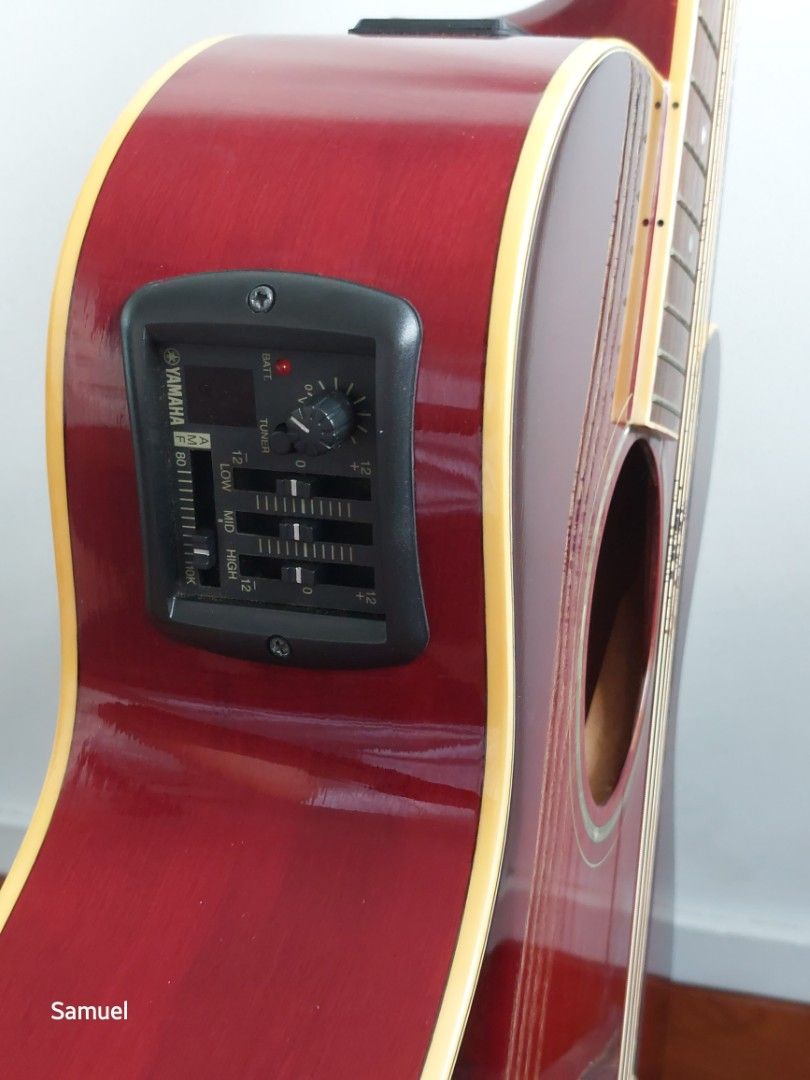 Yamaha Compass Series CPX500 DRB Acoustic Electric Guitar, Hobbies & Toys, Music & Media