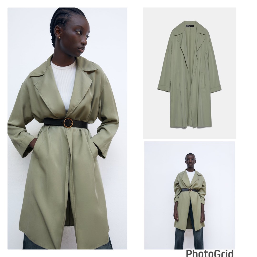 Zara flowy trench store