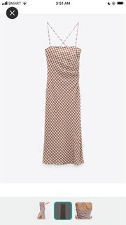 Zara gingham dress