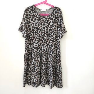 Zara kids for girls leopard print shirt dress size 11/12