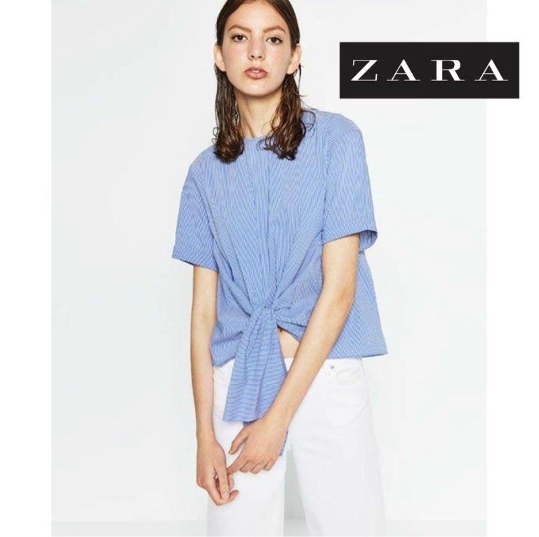Zara tie waist top Clearance