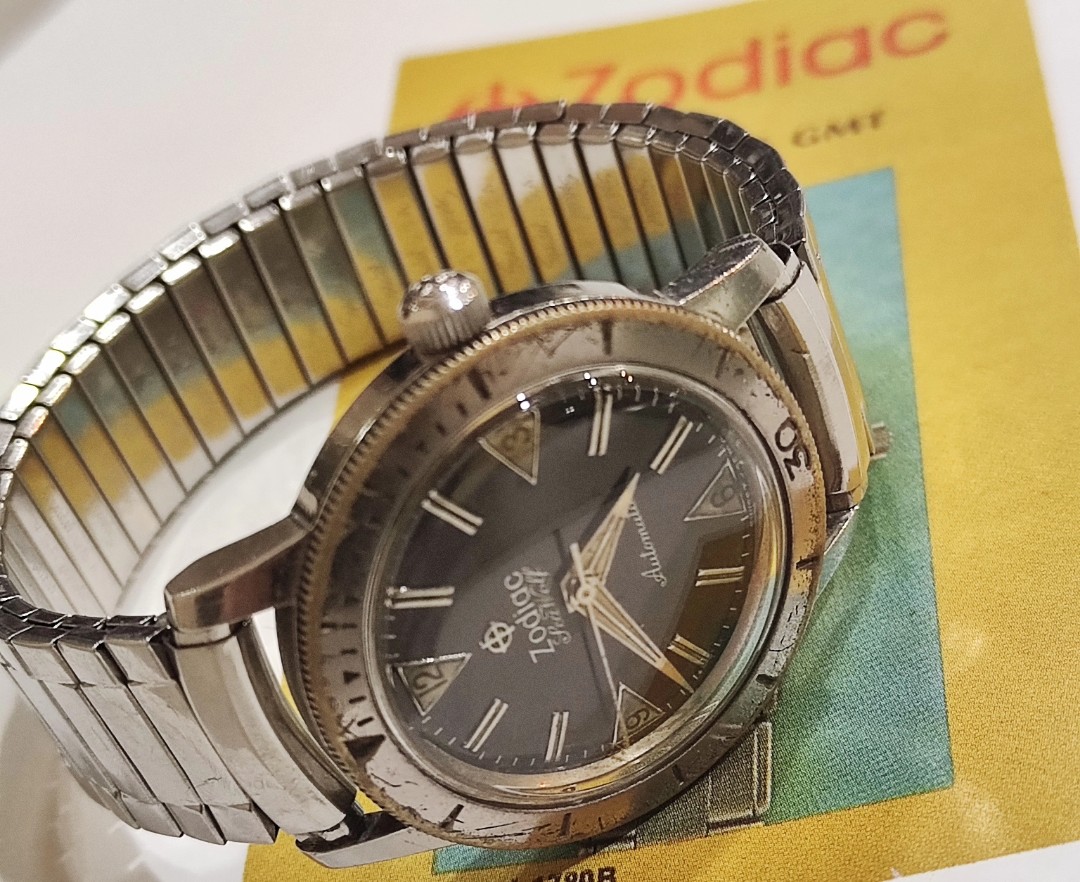 Zodiac SEAWOLF vintage watch, Hobbies & Toys, Memorabilia