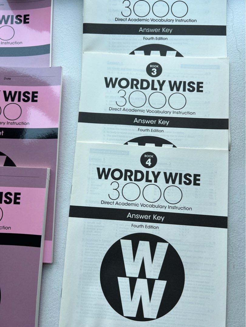 (11 books) Wordly Wise 3000 - (Book K ~ Book 4), Hobbies & Toys, Books ...