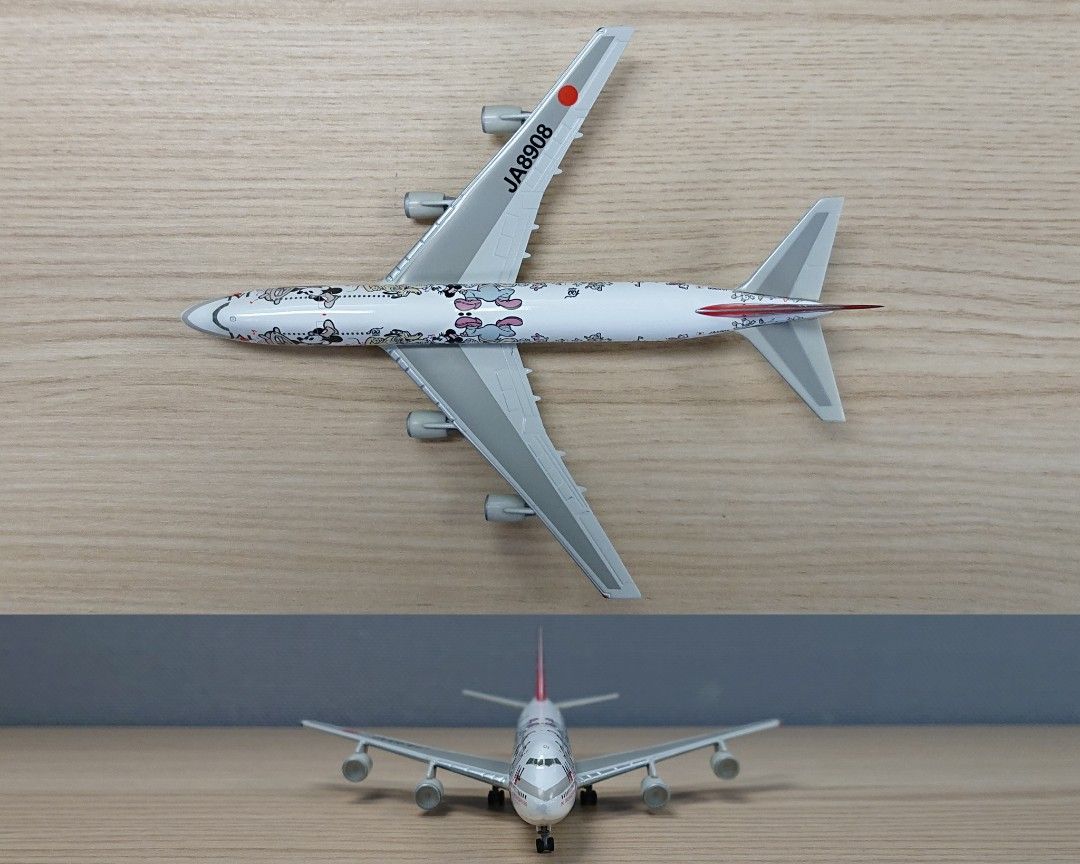 1:500 Herpa Japan Airlines 50th ANNIVERSARY Boeing 747-400 JAL