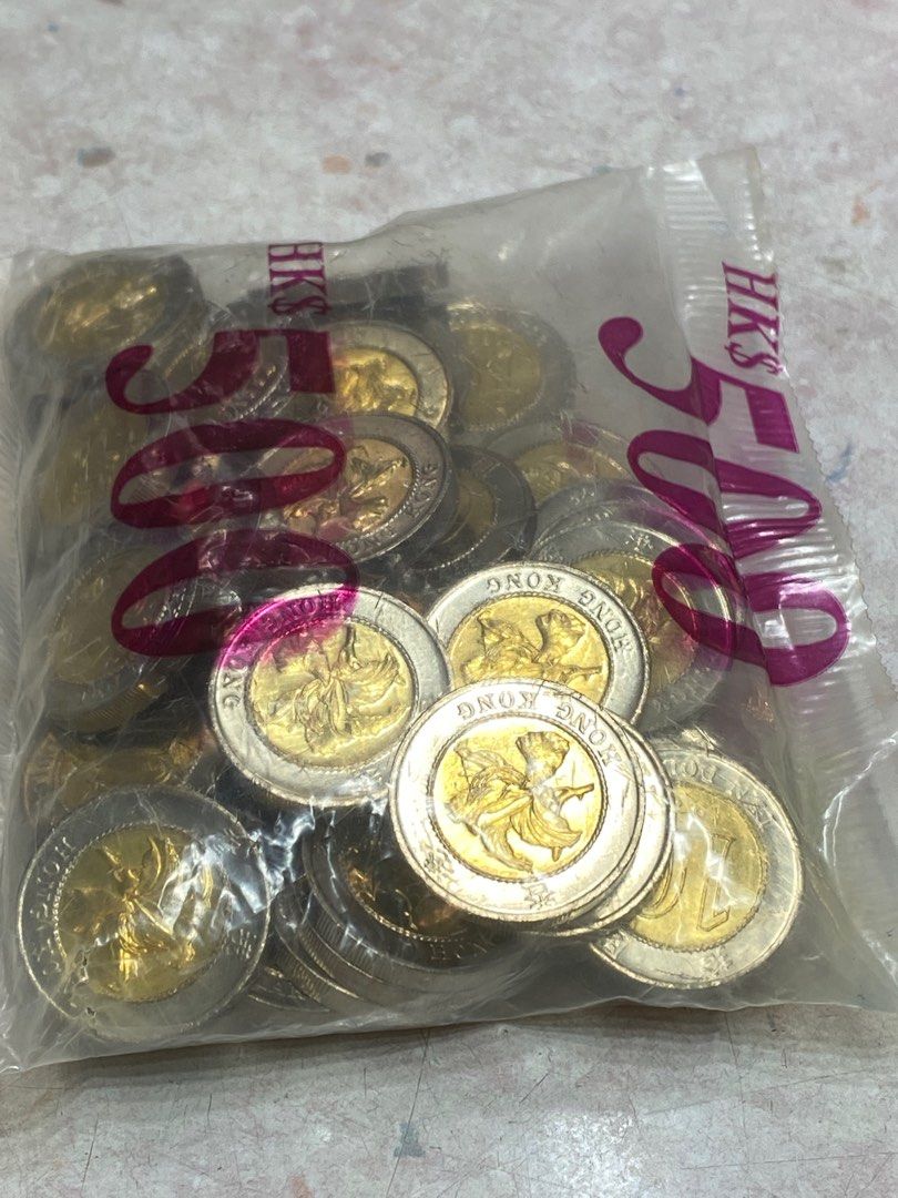 1包50個1994年10元香港硬幣（未拆封冇氧化）, 興趣及遊戲, 收藏品及紀念品, 錢幣- Carousell