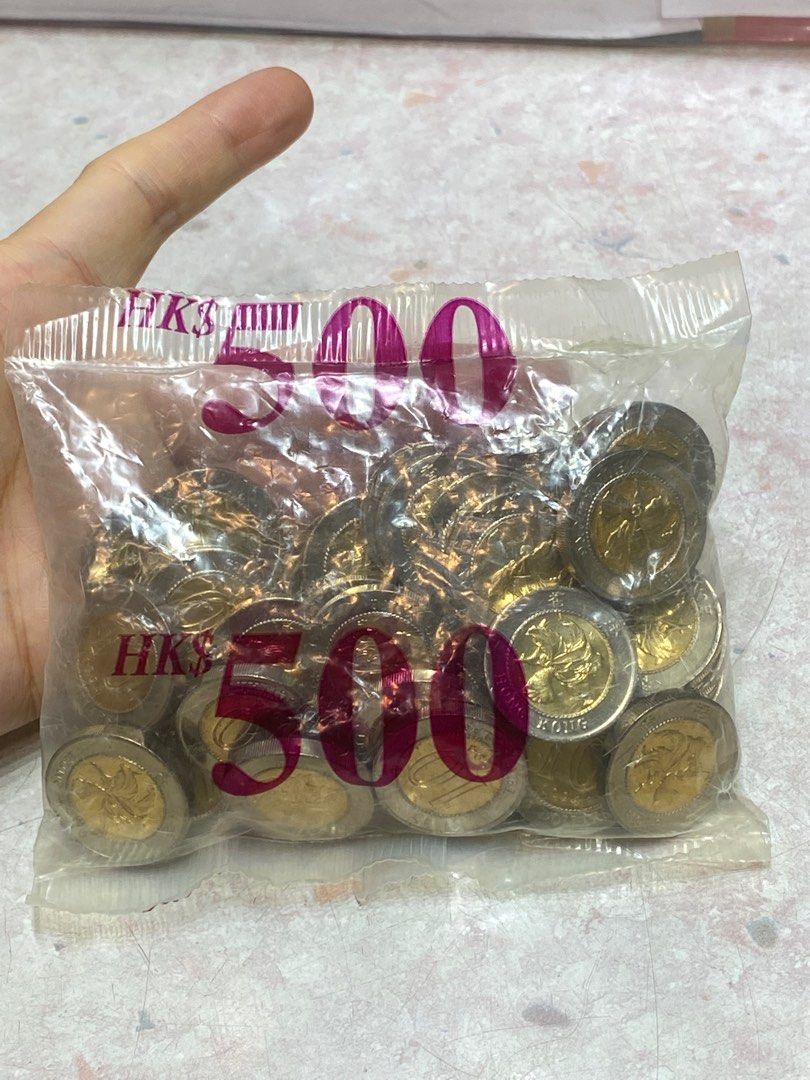 1包50個1994年10元香港硬幣（未拆封冇氧化）, 興趣及遊戲, 收藏品及紀念品, 錢幣- Carousell