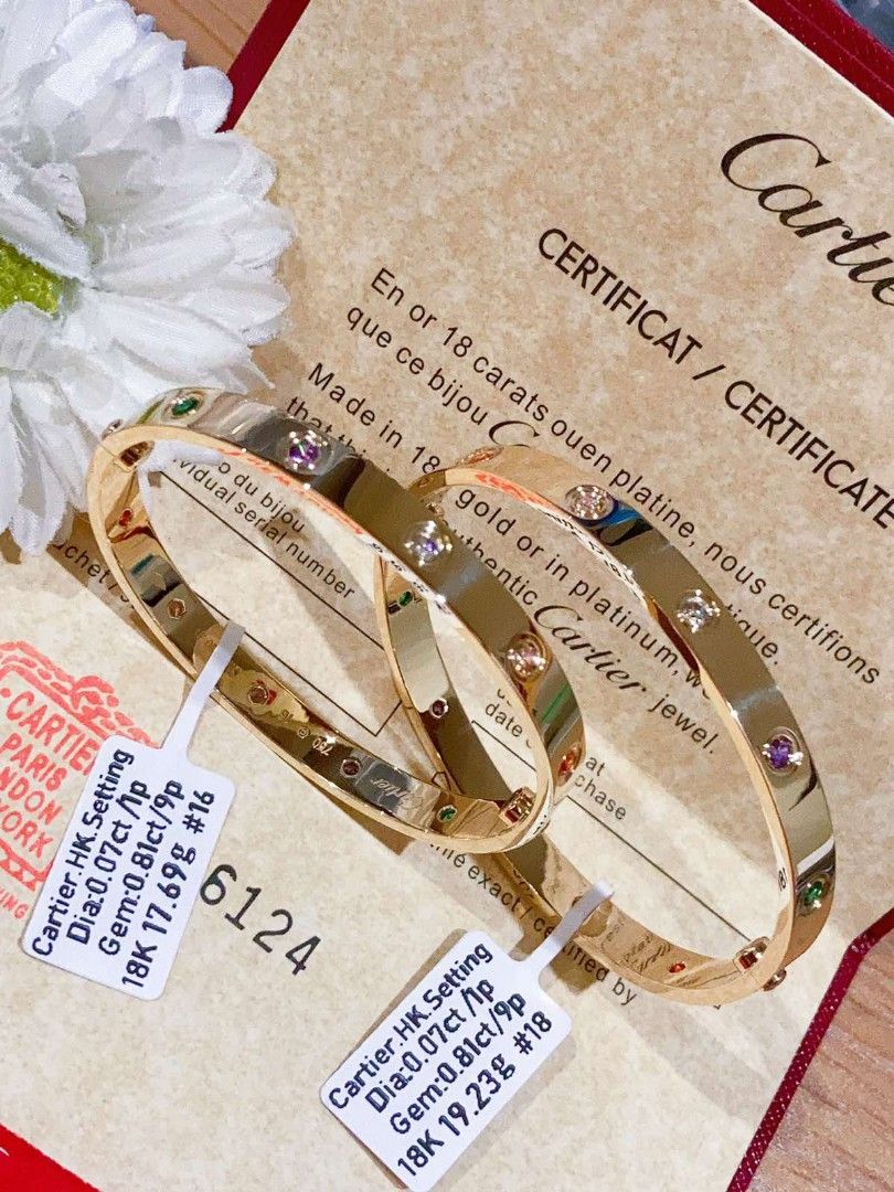 Cartier hk love bracelet on sale