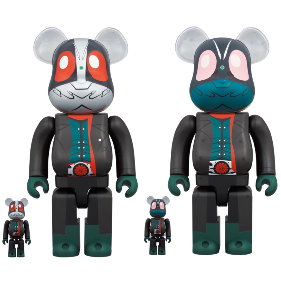 預訂 全套4款 巜MEDICOM TOY BE@RBRICK KAMEN RIDER