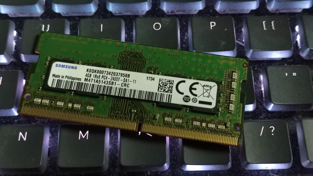 4gb ddr4 2400 ram Laptop (Category: Computer Parts) located in Bacoor. Submitted by ivanyun (Listing ID 1256019869, Image 1). Description: 4gb ddr4 2400mhz ram for laptop.