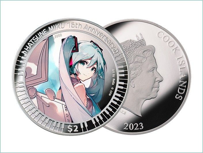🇯🇵日本代購初音未來紀念金幣銀幣Hatsune Miku 初音ミクHappy