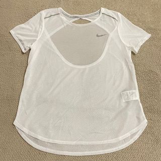 全新 正版 Nike 門市購入～ 透膚露背款短袖運動上衣