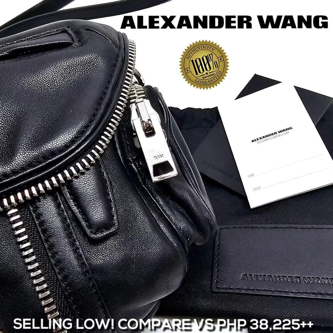 Alexander wang micro marti zipper 2025 crossbody