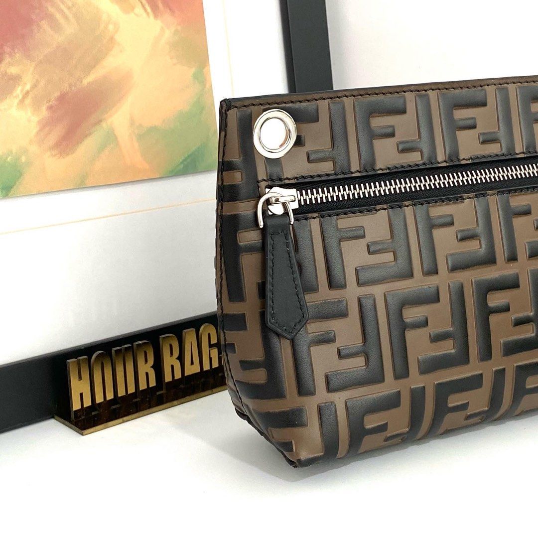 Fendi pyramid pouch store