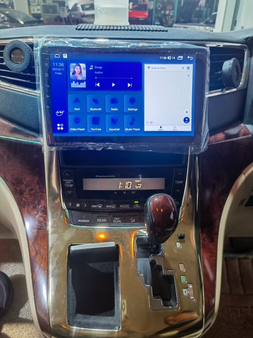 TOYOTA ALPHARD ANH20 10 INCH ANDROID PLAYER 2K HEADUNIT CAR RADIO ...