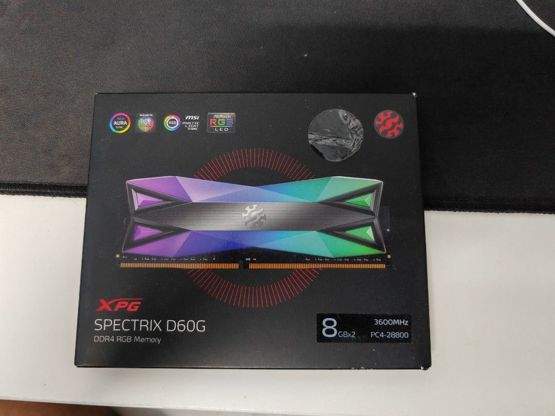 ADATA XPG D60 3600Mhz 8GB x 2 Computers Tech Parts