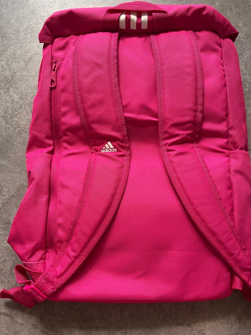 Hot pink adidas backpack best sale