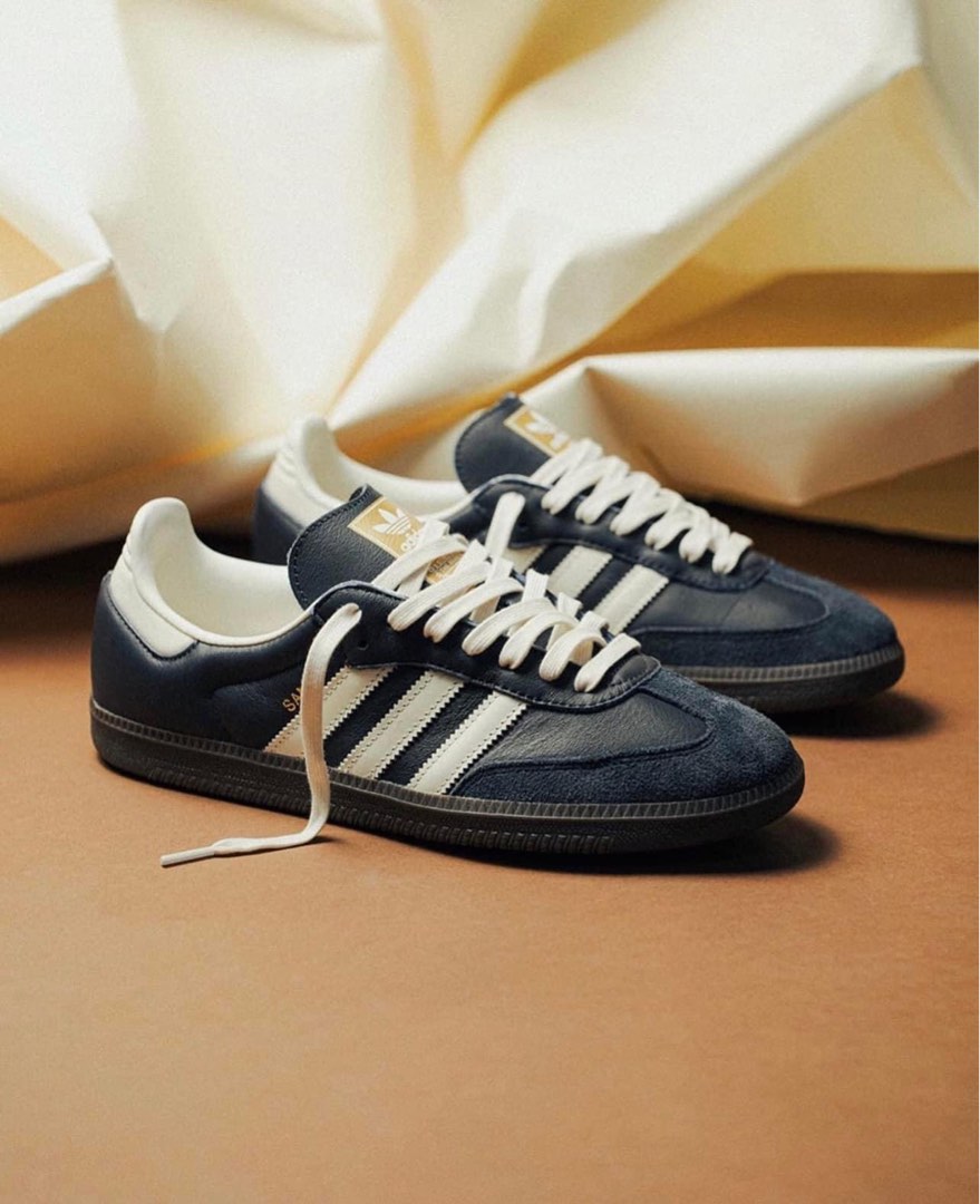 Adidas samba navy hotsell white