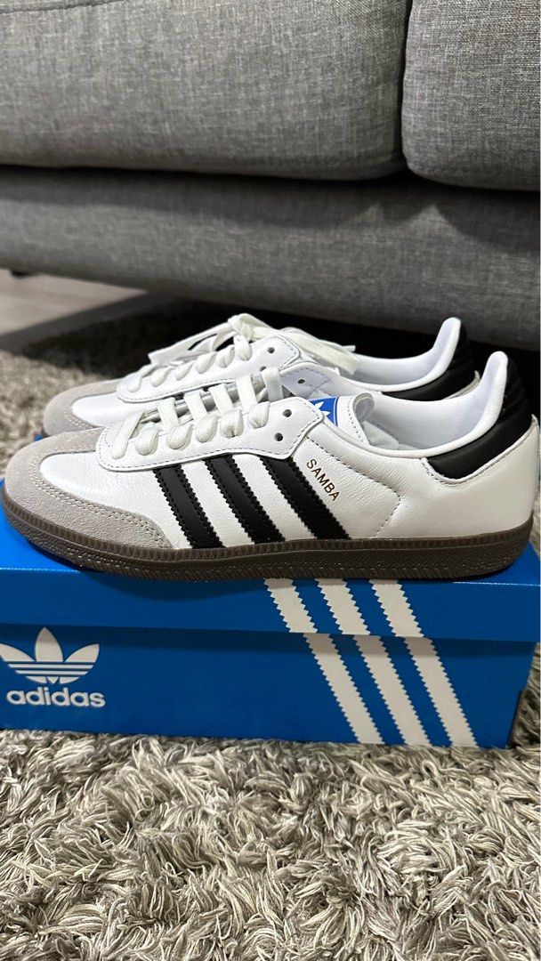 新品未使用】22.5cm adidas Samba OG WHITE - スニーカー