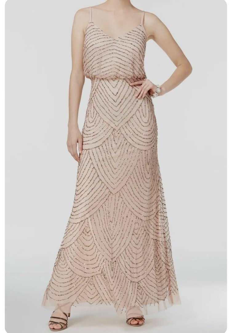 Adrianna papell short cheap sequin dress
