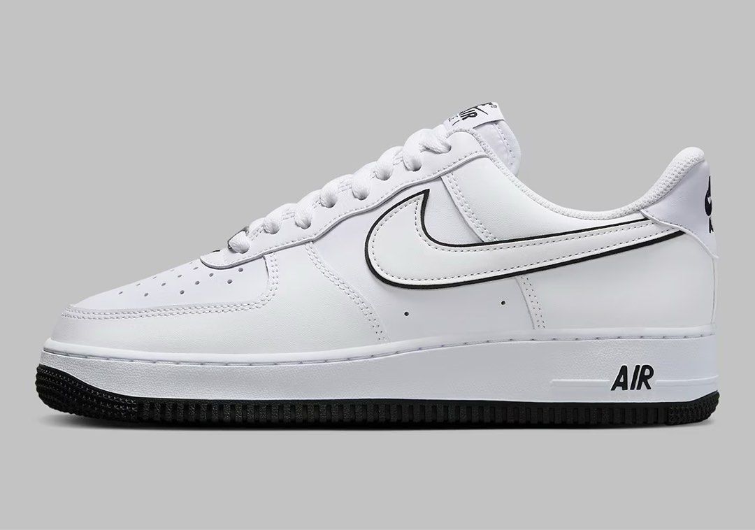 Air force top 1 black outline