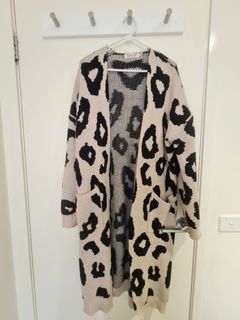 Animal Print Cardigan