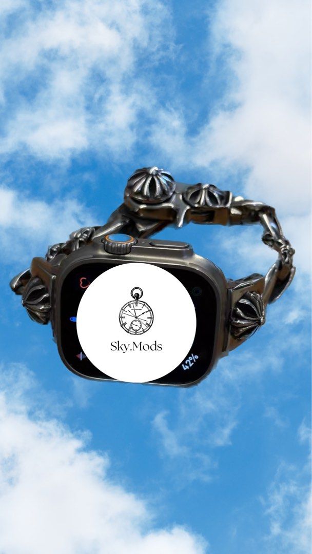 Chrome hearts apple watch shop