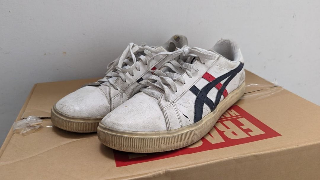 Asics leather runners hot sale