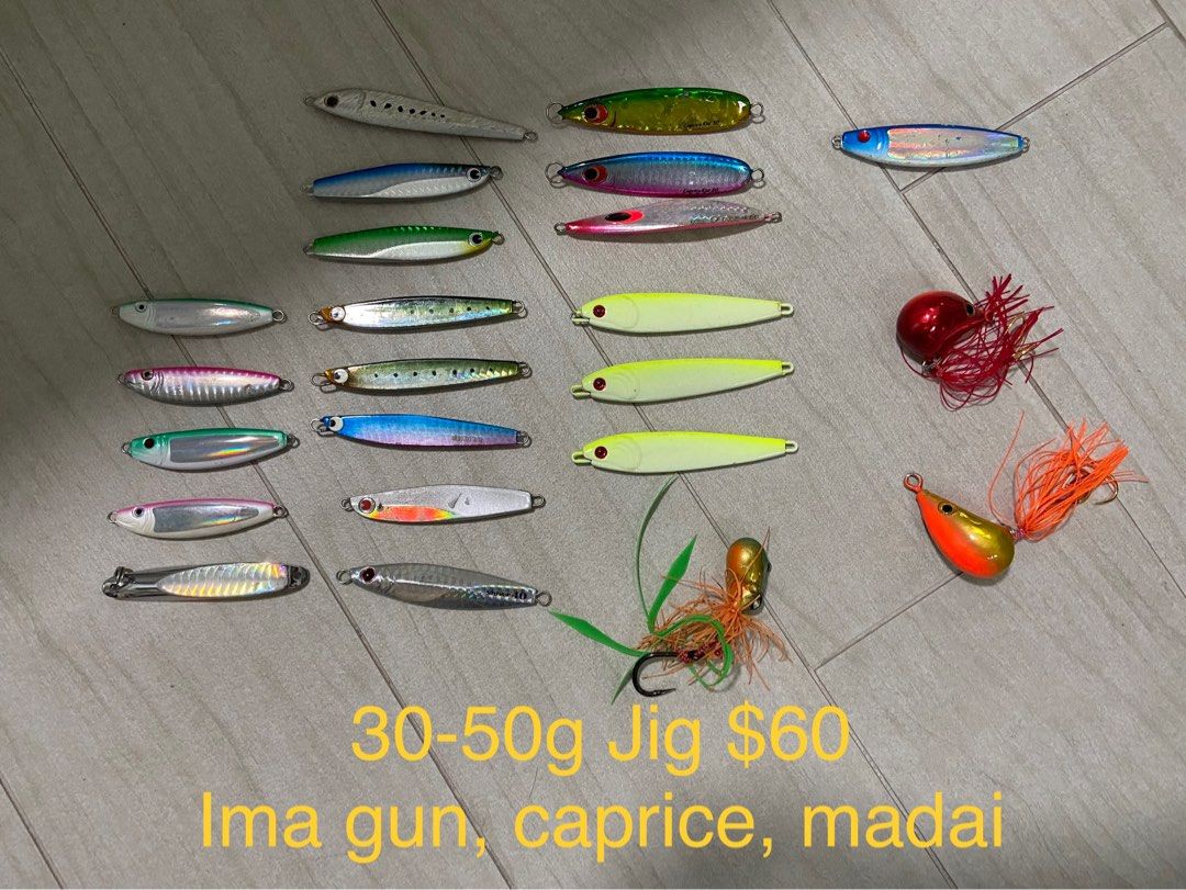 Assorted Fishing Lures, Hook n Swivel, Sports Equipment, Fishing on  Carousell