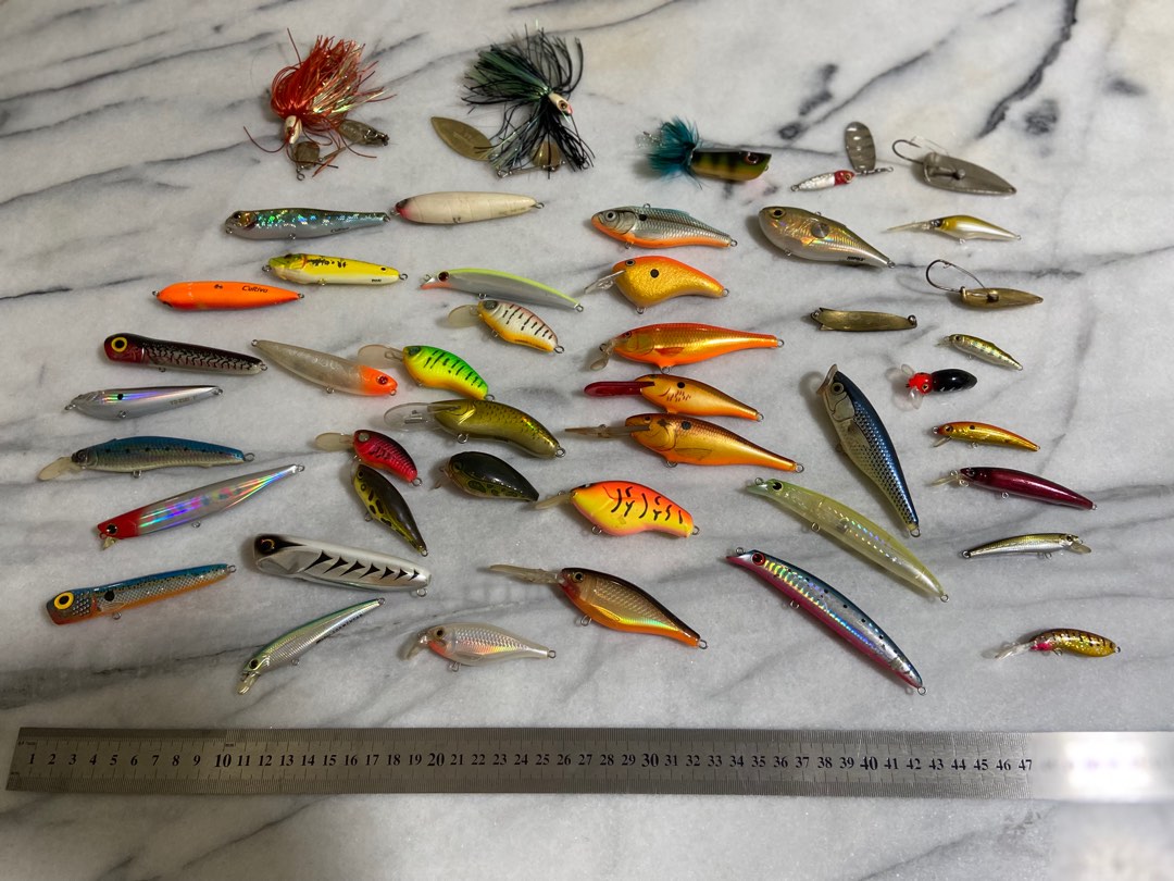 Assorted Lures whole lot sale only, Sports Equipment, Fishing on