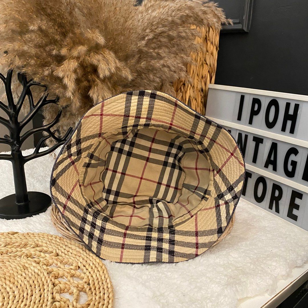 Burberry kangol hot sale hat