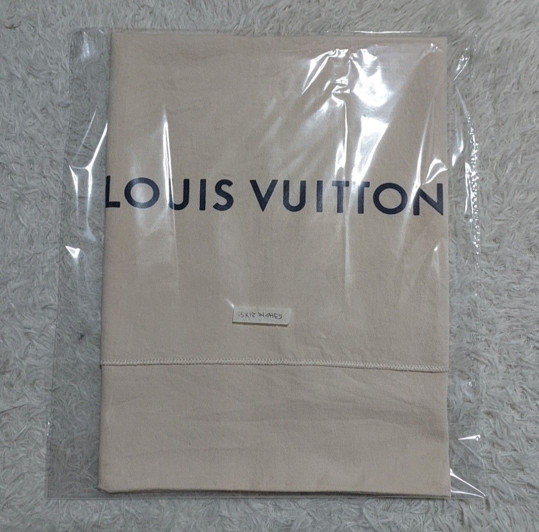 Authentic Louis Vuitton dust bag 13.5x18 inches, Luxury, Bags & Wallets on  Carousell