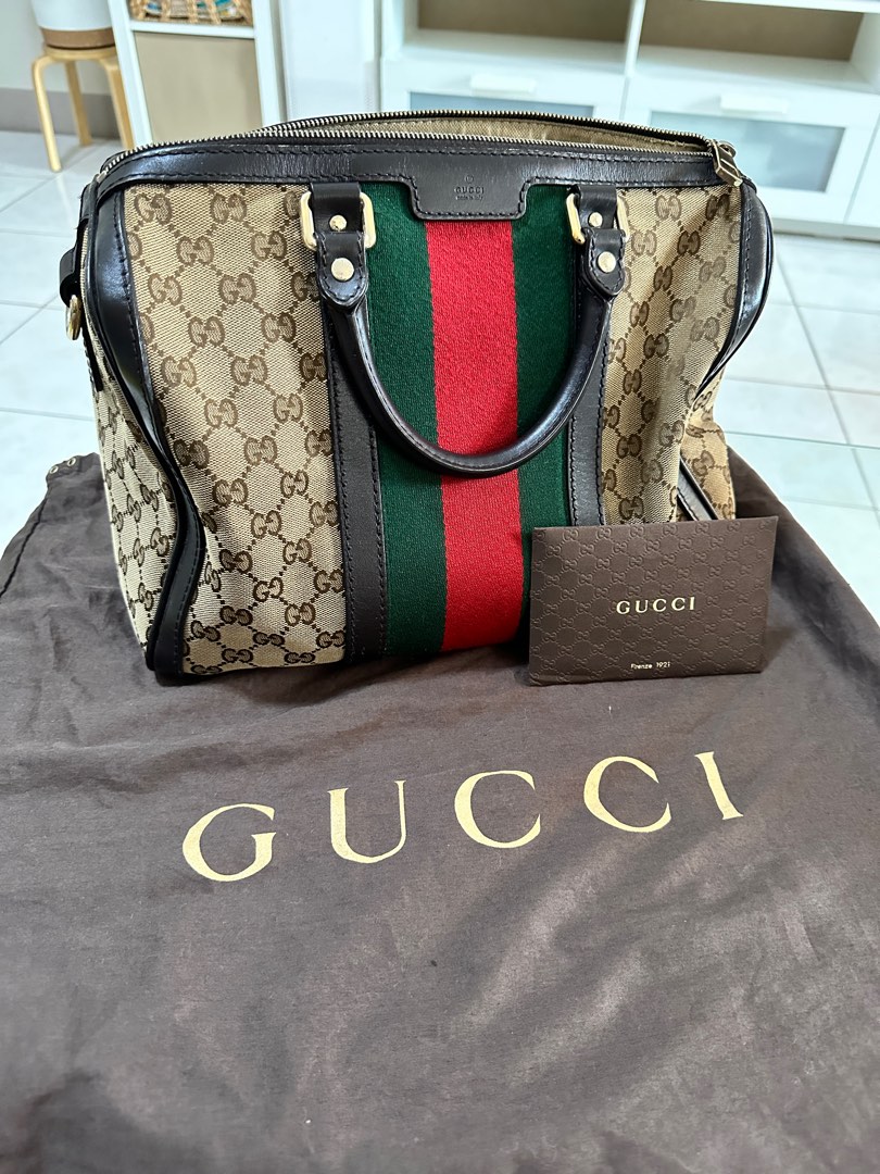 Authentic Gucci Boston Bag #GUCCIBOSTONBag 