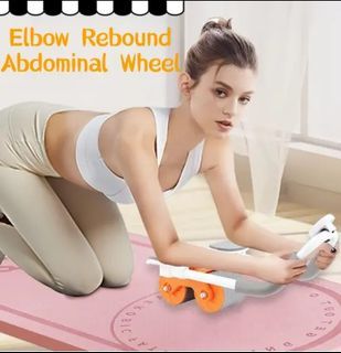 Automatic Rebound Abdominal Wheel Abdominal chakra Flat Support AB Roller Sports Men and Women Fitness Artifact