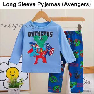 Avengers Kids Pyjamas | Children long sleeve sleepwear | Cotton material INSTOCKS Children's Day