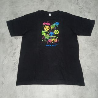baju kaos pria Hawai AAA guam hitam bekas second branded preloved