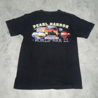 baju kaos pria pearl harbour world war II hitam bekas second branded preloved