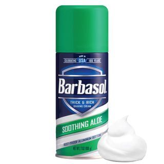 Barbasol Soothing Aloe Thick and Rich Shaving Cream 198g