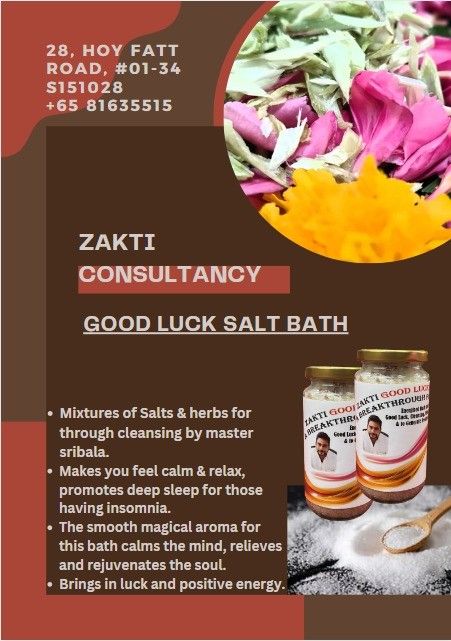 Bath salt for good luck and positive vibes, Beauty & Personal Care, Bath & Body, Bath on Carousell