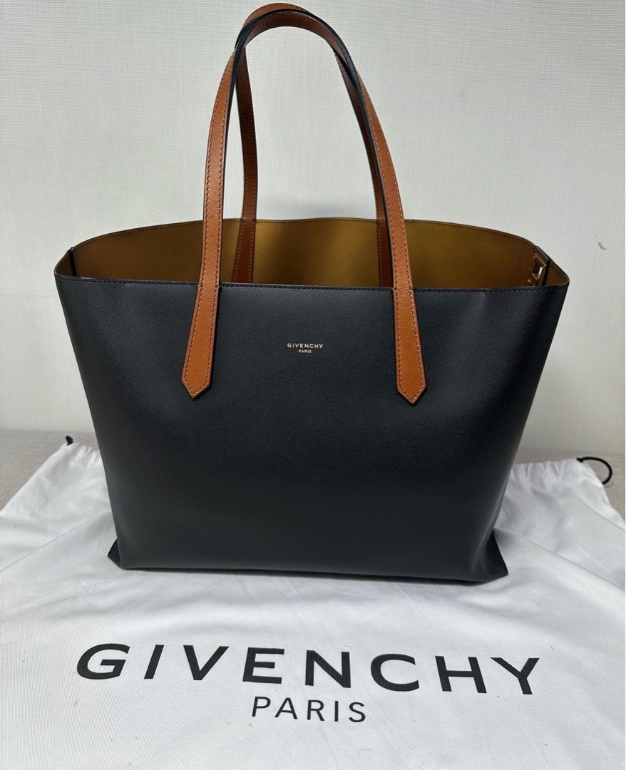 Givenchy gv medium smooth store leather shopper tote bag