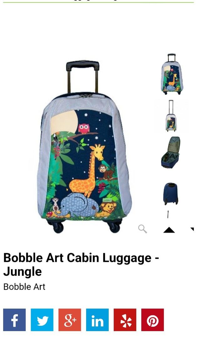Bobble art 2024 cabin luggage
