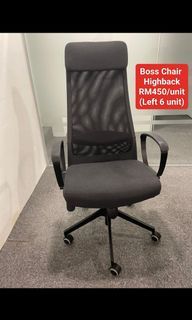 Boss Chair Highback SALE !