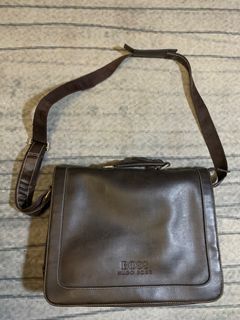 Boss leather sling Bag